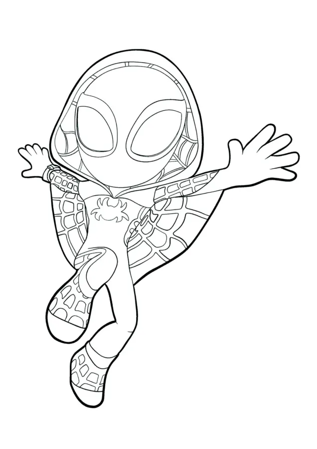 Spidey e seus Amigos Espetaculares para imprimir e colorir