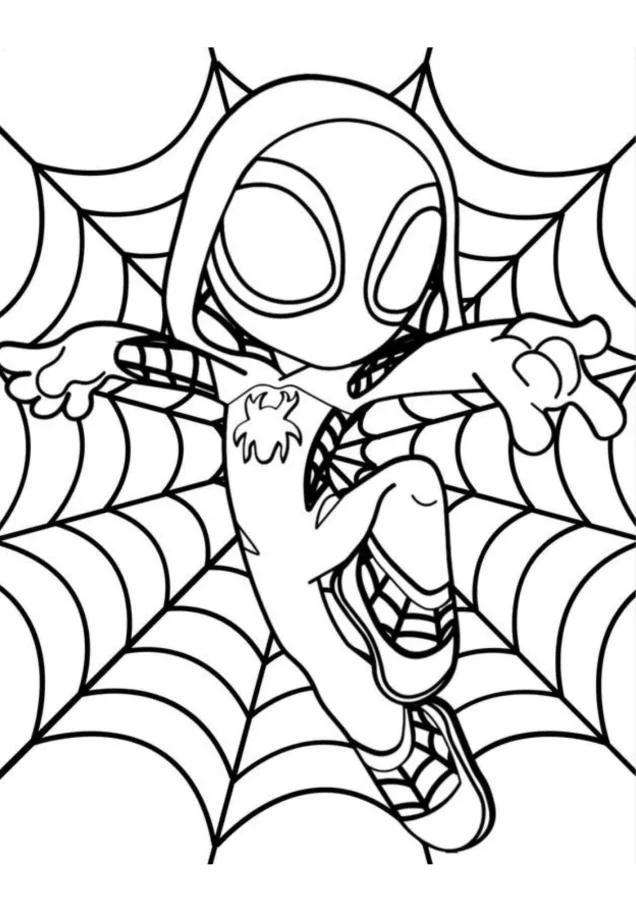 Spidey e seus Amigos Espetaculares para imprimir e colorir