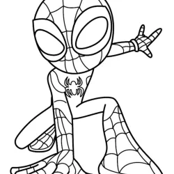 Spidey e seus Amigos Espetaculares para imprimir e colorir