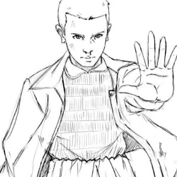 Stranger Things para imprimir e colorir