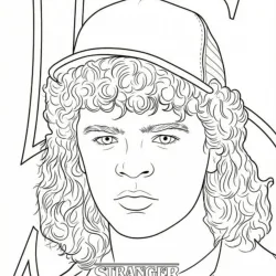 Stranger Things para imprimir e colorir