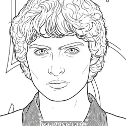 Stranger Things para imprimir e colorir
