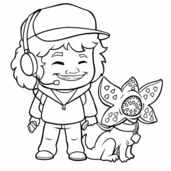 desenho de Stranger Things