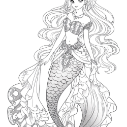 Barbie para imprimir e colorir