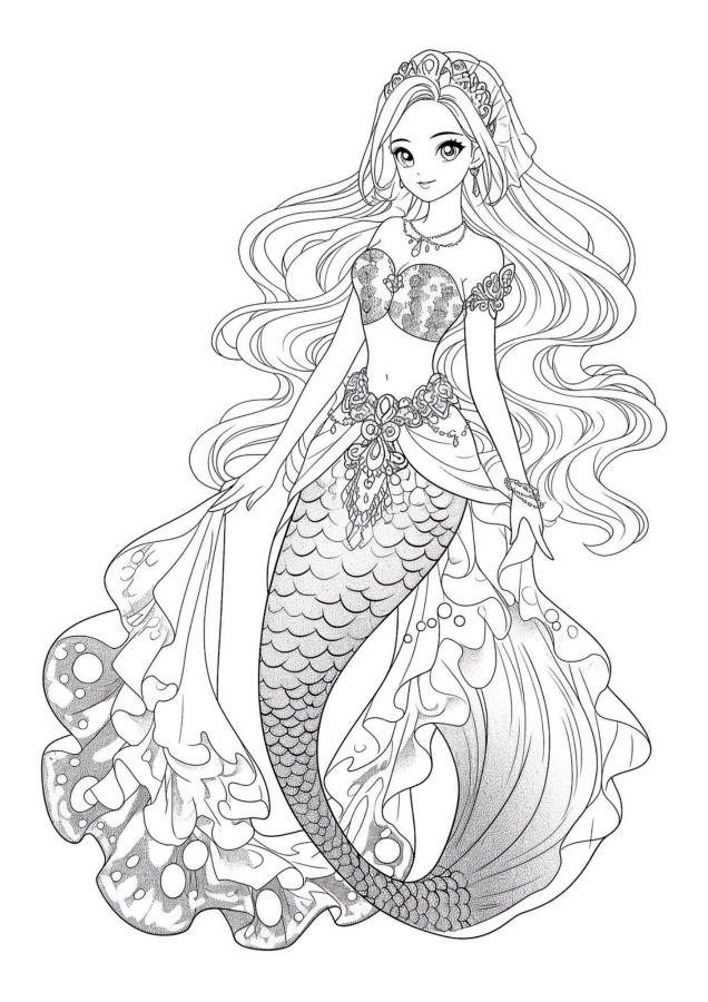 Barbie para imprimir e colorir