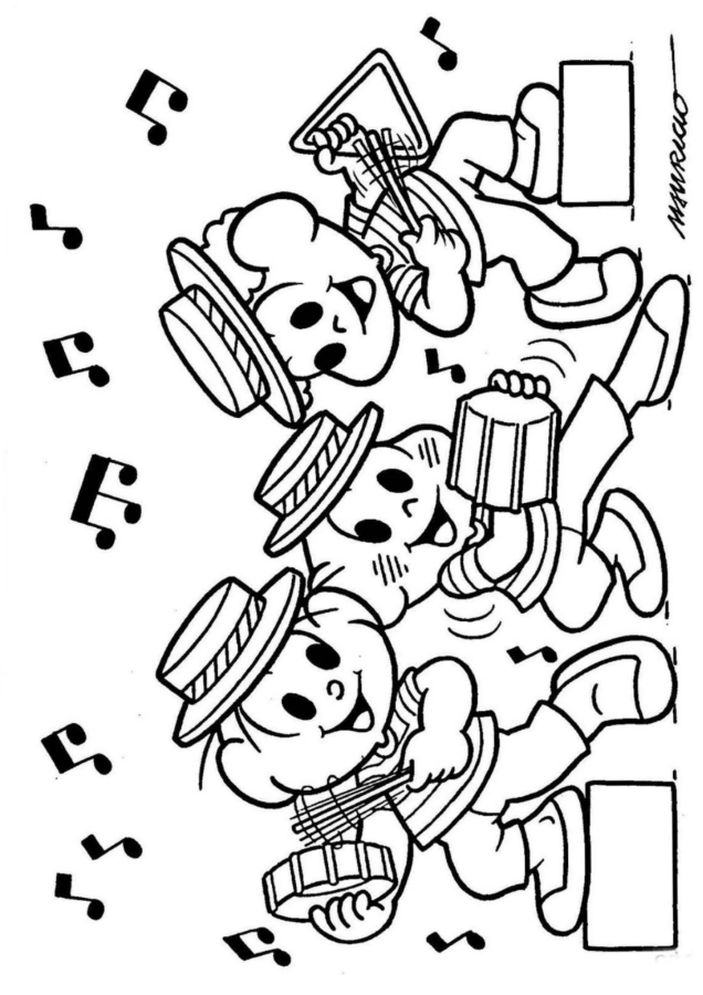 Carnaval para imprimir e colorir