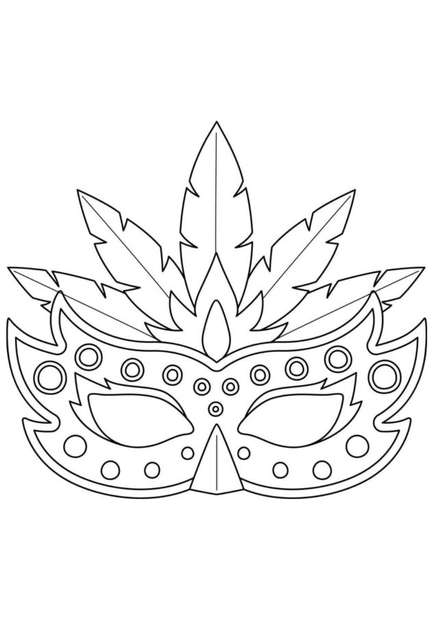 Carnaval para imprimir e colorir