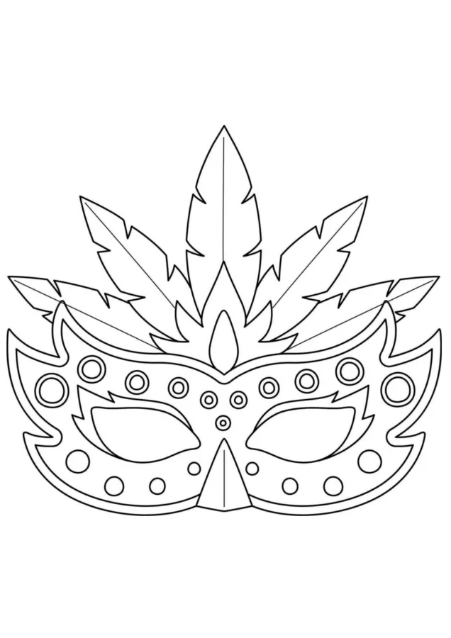 Carnaval para imprimir e colorir