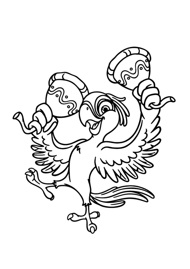 Carnaval para imprimir e colorir