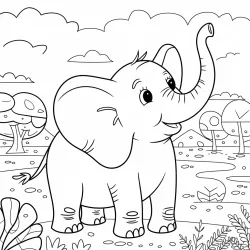 Animais para imprimir e colorir
