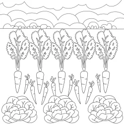 Jardim para imprimir e colorir