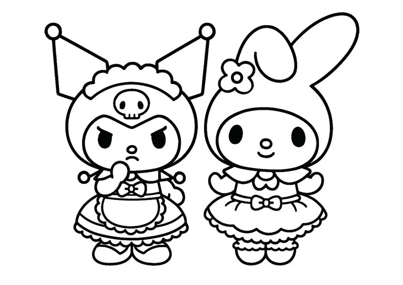 Kuromi e My Melody
