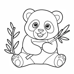 desenho de Panda