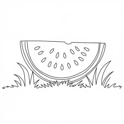 desenho de Melancia