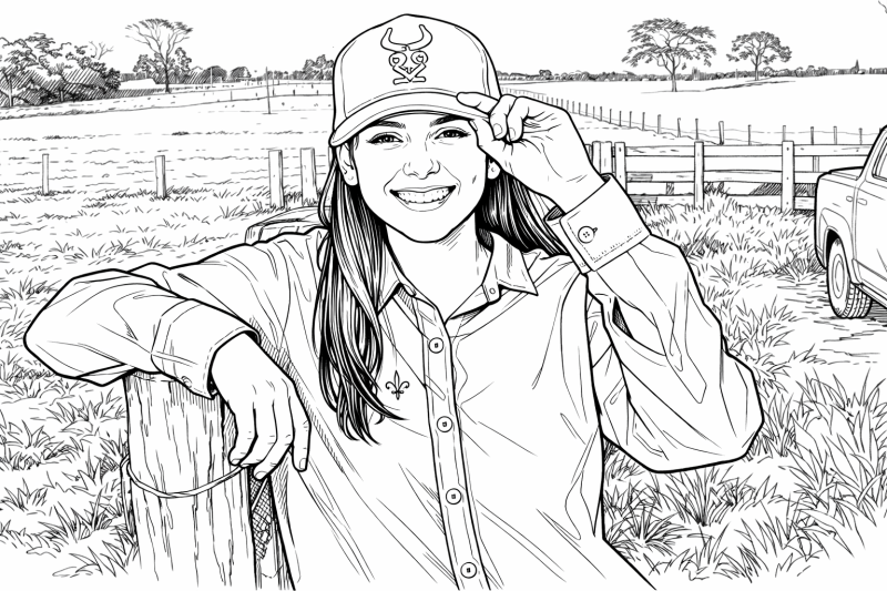 Ana Castela para imprimir e colorir