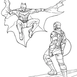 Batman para imprimir e colorir