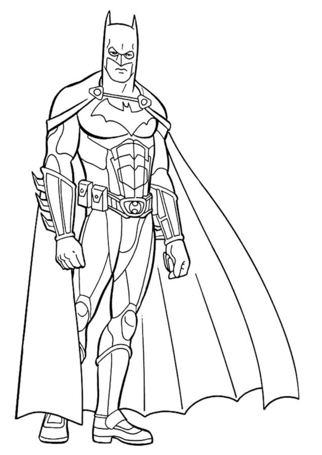 Batman para imprimir e colorir