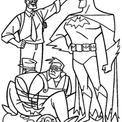 Batman para imprimir e colorir