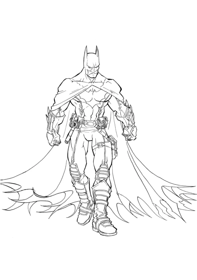 Batman para imprimir e colorir