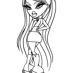 Bratz para imprimir e colorir