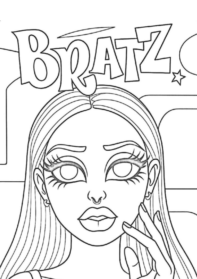 Bratz para imprimir e colorir