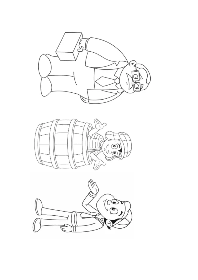Chaves para imprimir e colorir