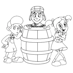 Chaves para imprimir e colorir