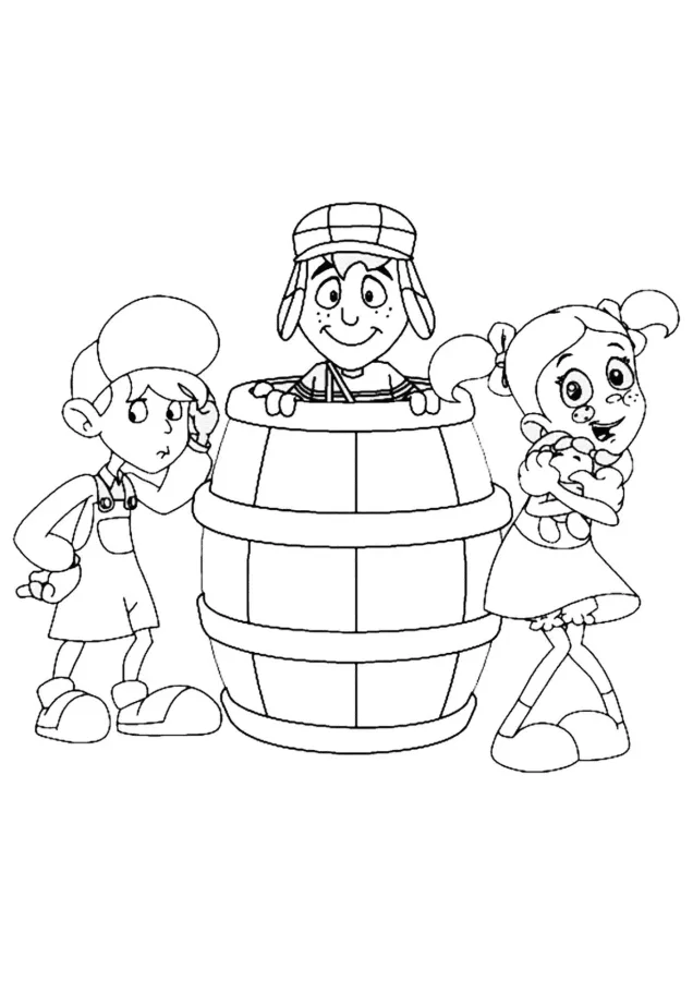 Chaves para imprimir e colorir