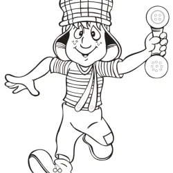 Chaves para imprimir e colorir