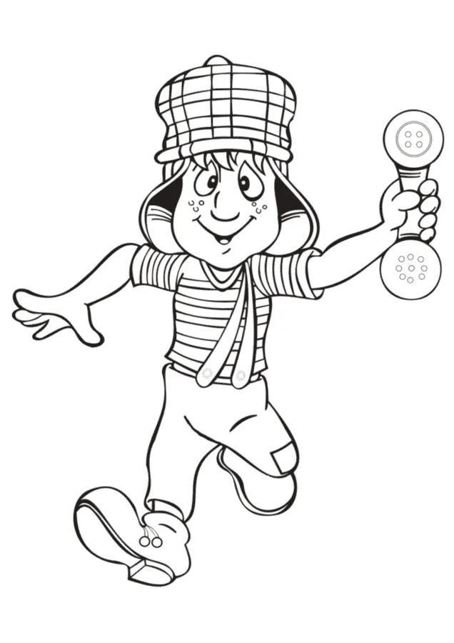 Chaves para imprimir e colorir