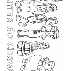Chaves para imprimir e colorir