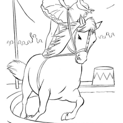 Circo para imprimir e colorir