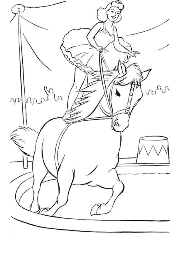 Circo para imprimir e colorir