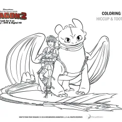 Como treinar seu dragão para imprimir e colorir