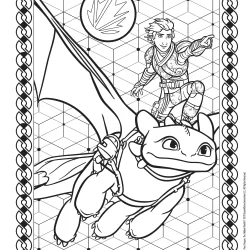 Como treinar seu dragão para imprimir e colorir