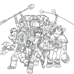 Como treinar seu dragão para imprimir e colorir