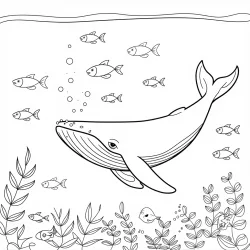 Fundo do Mar para imprimir e colorir