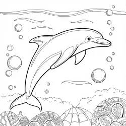Fundo do Mar para imprimir e colorir