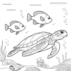 Fundo do Mar para imprimir e colorir