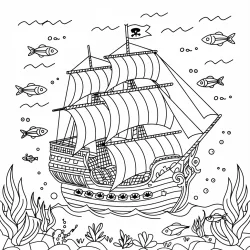 Fundo do Mar para imprimir e colorir