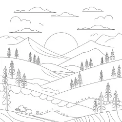 desenho de Natureza