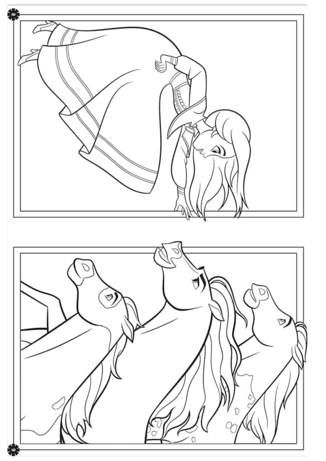 Spirit para imprimir e colorir