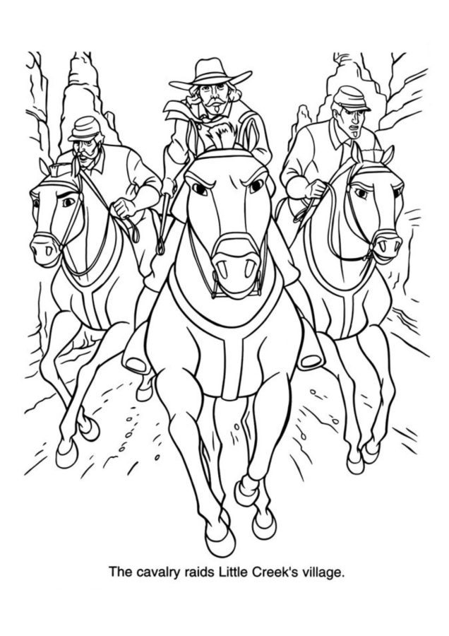 Spirit para imprimir e colorir