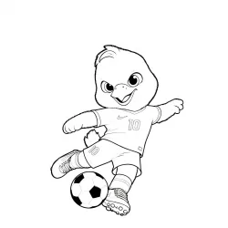 Copa do Mundo para imprimir e colorir