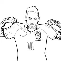 Copa do Mundo para imprimir e colorir