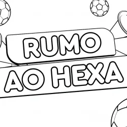 Copa do Mundo para imprimir e colorir