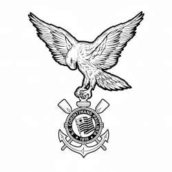 Corinthians para imprimir e colorir