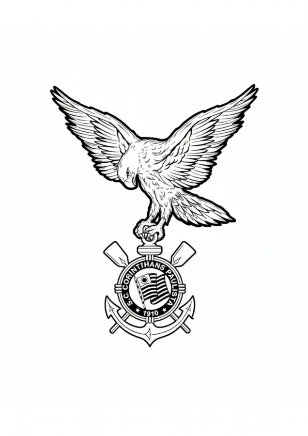 Corinthians para imprimir e colorir