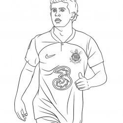 Corinthians para imprimir e colorir