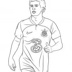 Corinthians para imprimir e colorir
